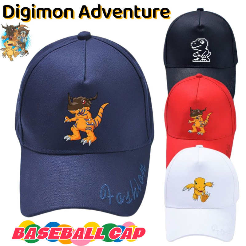 Outdoor Adventure Japan - Topi Baseball Fashion Kepribadian Digimon Adventure