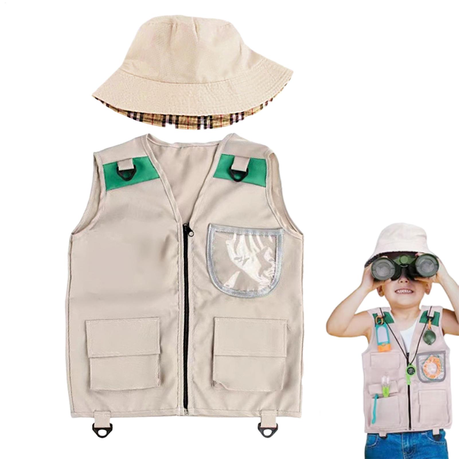 Outdoor Adventure Day - Perlengkapan Petualang Safari Anak-Anak, Set Rompi