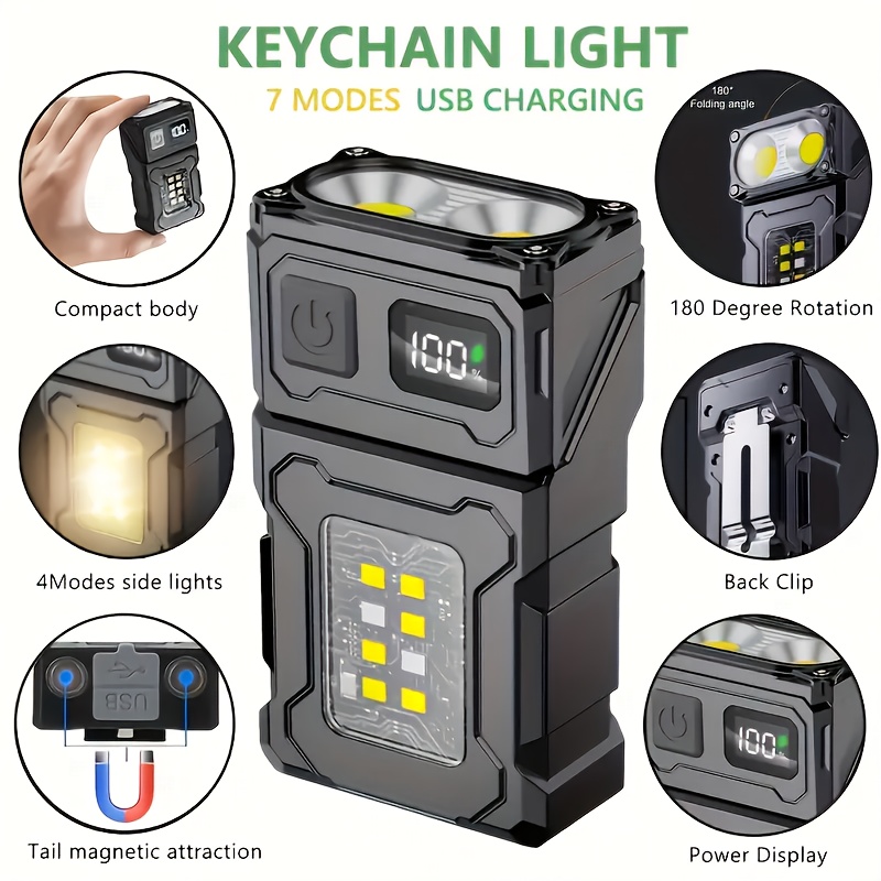 Outdoor Adventure Trips - Senter LED Mini Isi Ulang Portabel