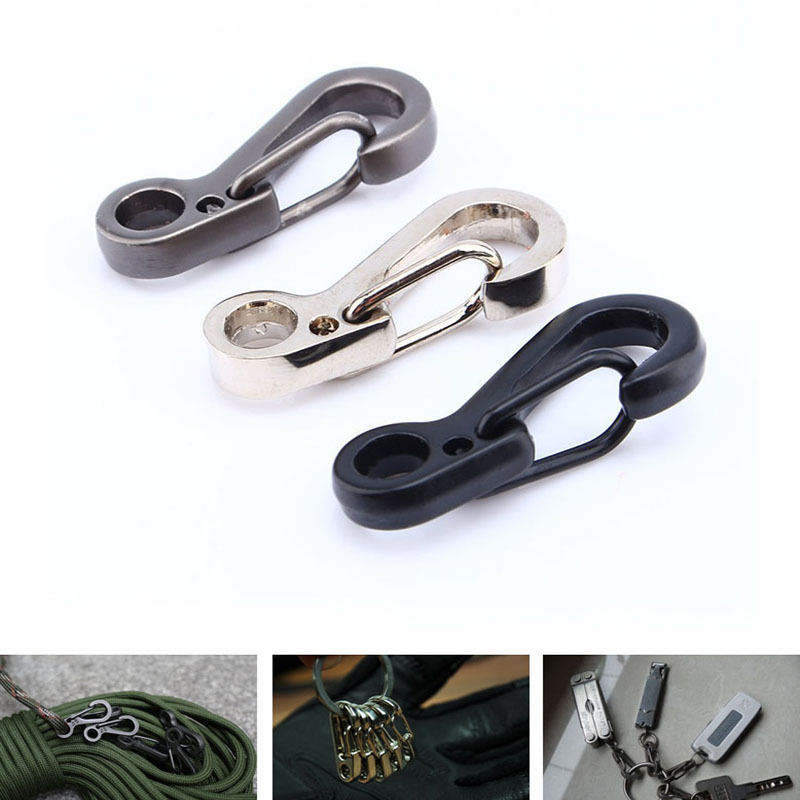 Outdoor Adventure Backpack - 10 Buah/Lot Mini Carabiner Paracord Perlengkapan
