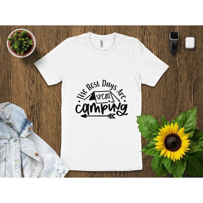 Outdoor Adventure Day - Kaos Pecinta Berkemah Hari Terbaik Dihabiskan