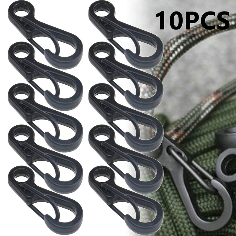 Outdoor Adventure Backpack - 10 Buah/Lot Karabiner Mini Paracord Kait