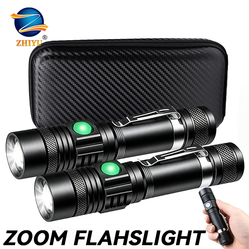 Outdoor Adventure Trips - Senter LED T6 Isi Ulang, Senter