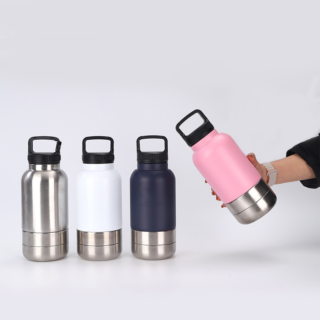 Outdoor Adventure Walks - Botol Air Perjalanan Anjing Logam 3