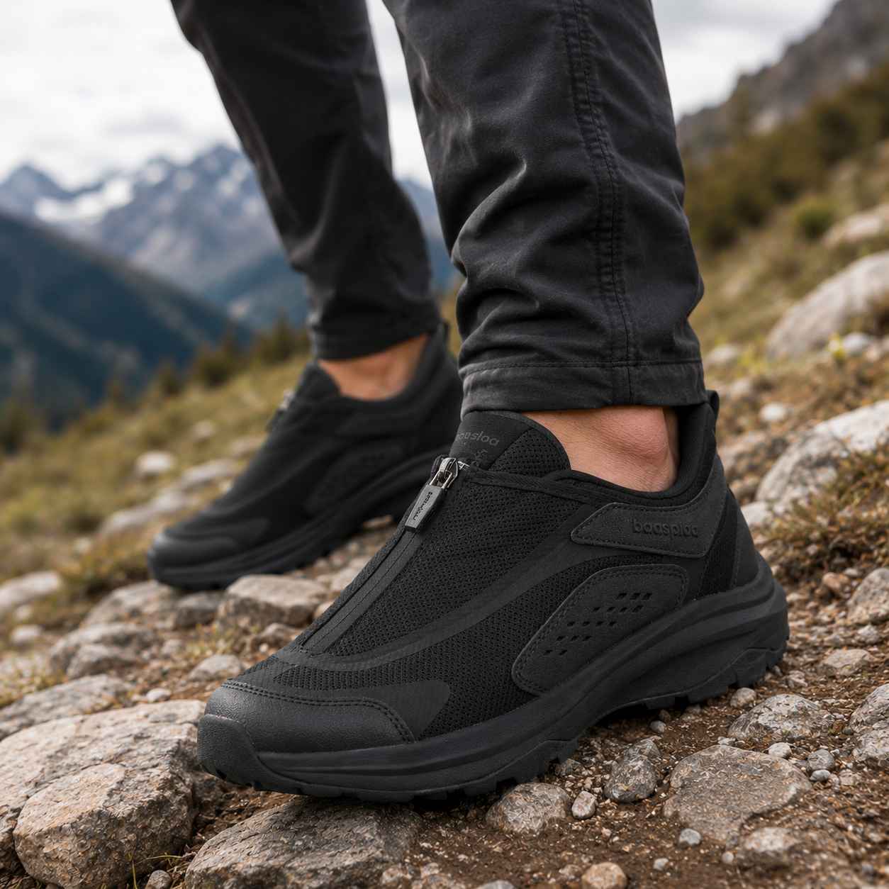 Outdoor Adventure Walks - Sepatu Pelatih Petualangan Trail Pria Baasploa