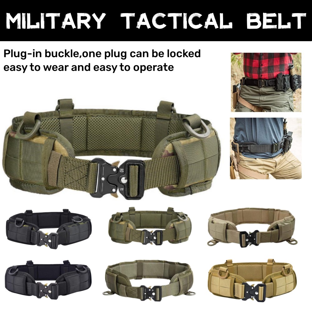 Outdoor Adventure Training - Sabuk Pinggang Berburu Molle Outdoor, Sabuk