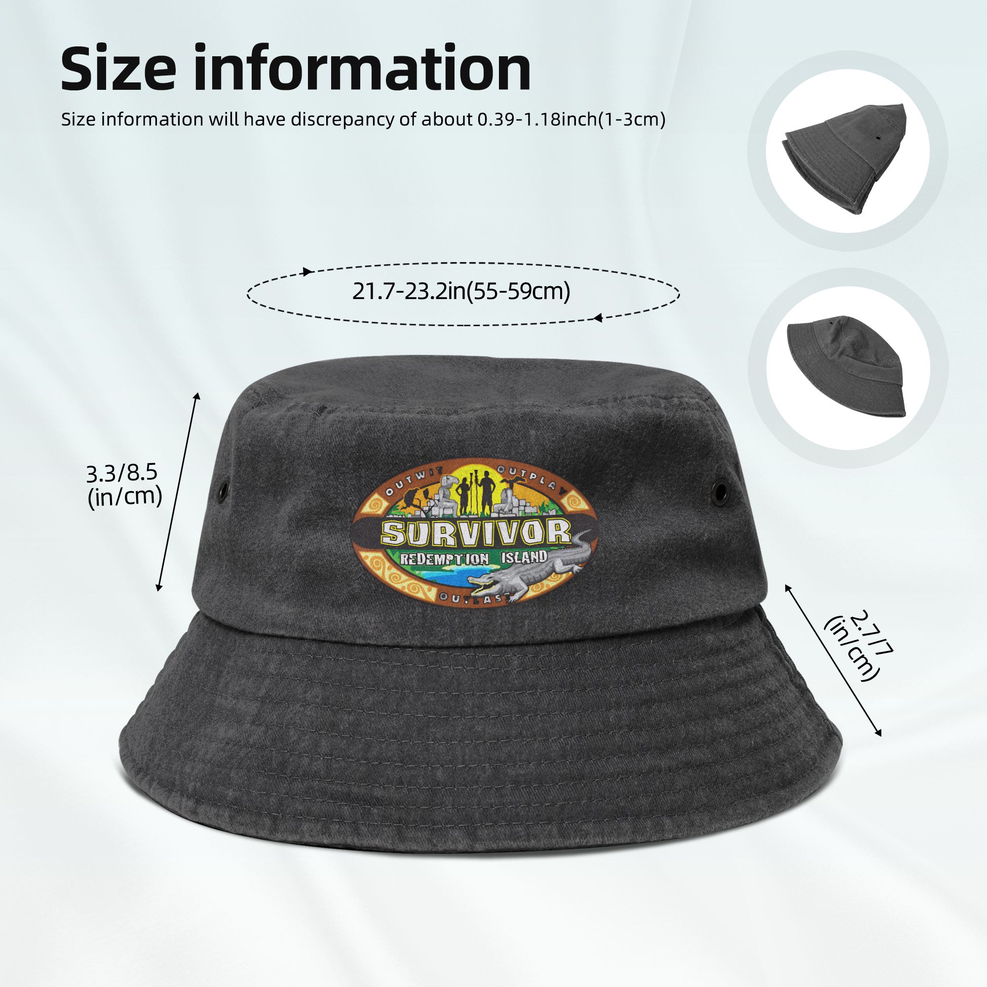 Topi Bucket S-Survivors untuk  - Outdoor Adventure Show ulasan dan harga