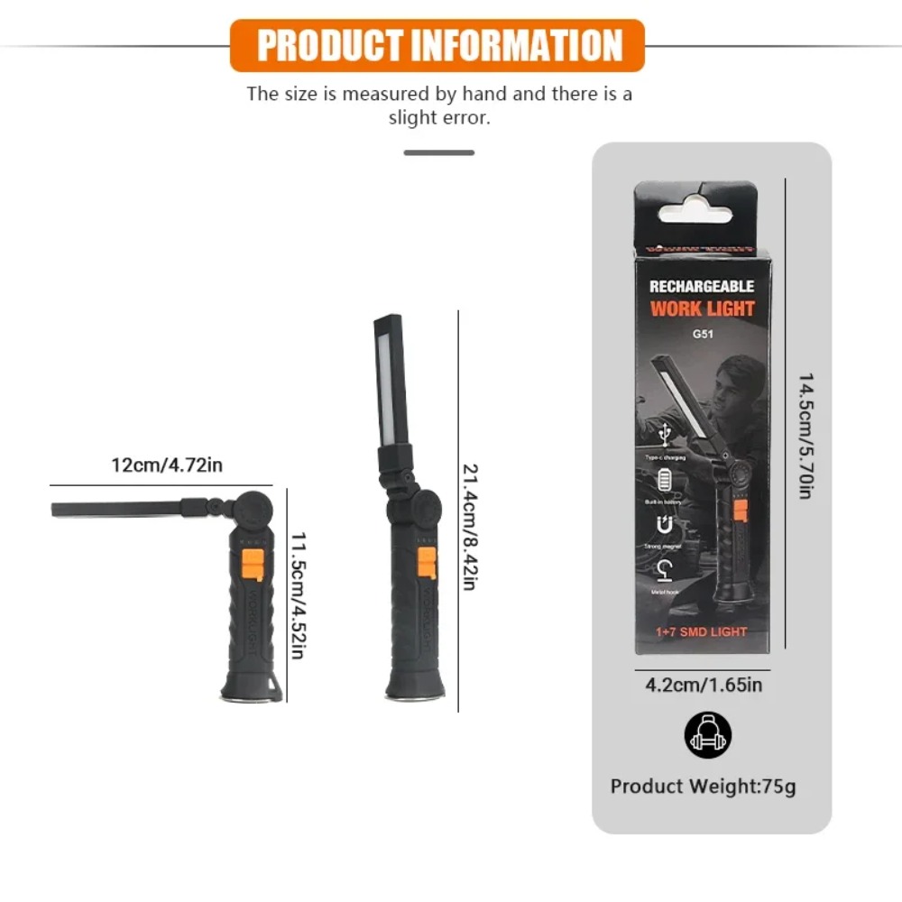 Senter LED COB Portabel Senter - Outdoor Adventure Trips ulasan dan harga