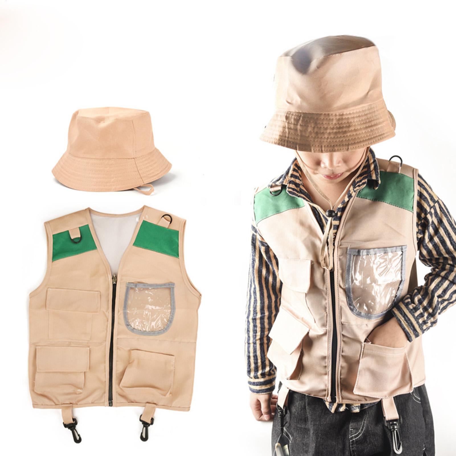 Set Kostum Topi dan Rompi Petu - Outdoor Adventure Outfit ulasan dan harga