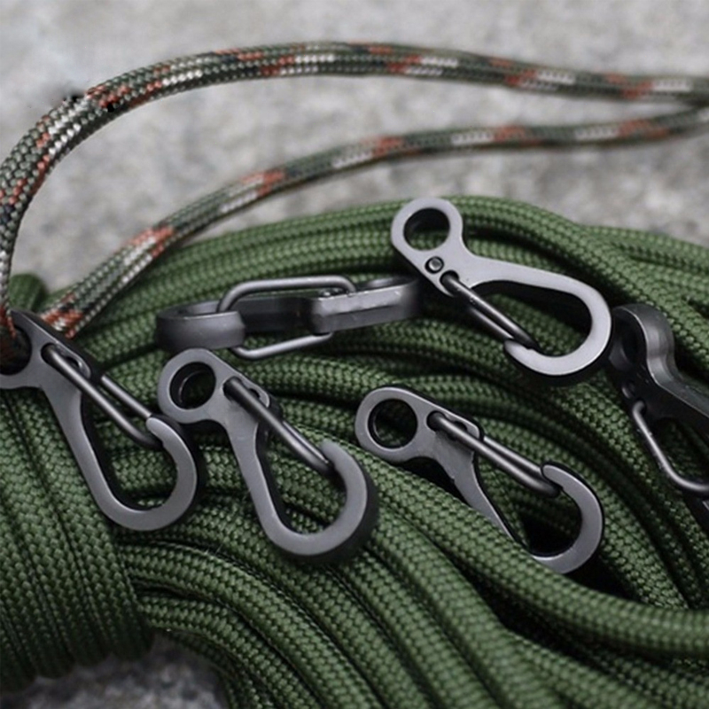 10 Buah/Lot Karabiner Mini Par - Outdoor Adventure Backpack ulasan dan harga