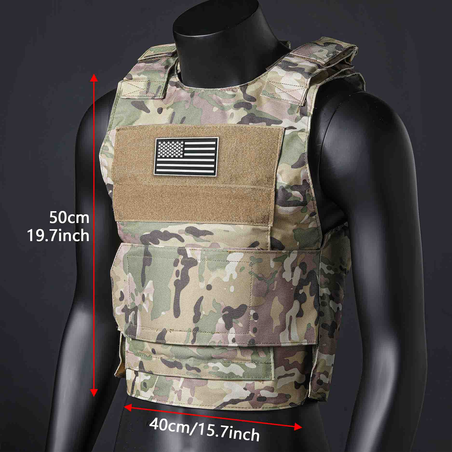 (Hadiah Bendera Amerika) Rompi - Outdoor Adventure Outfit ulasan dan harga