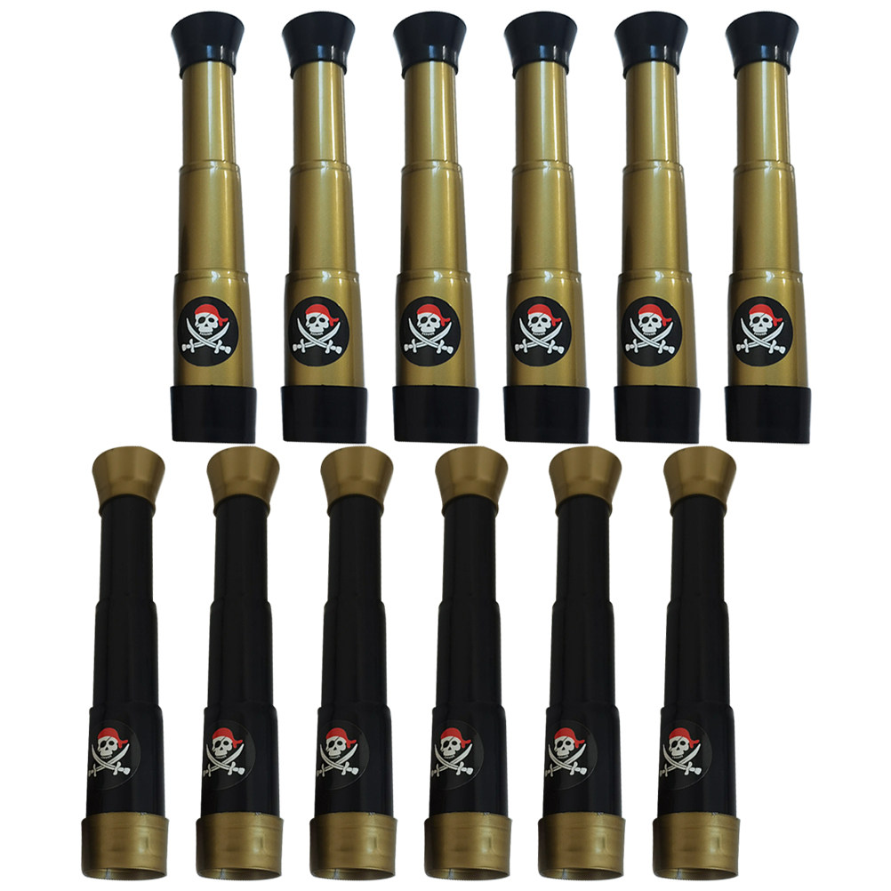 12Pcs Set Teleskop Bajak Laut  - Outdoor Adventure Toys For Kids ulasan dan harga
