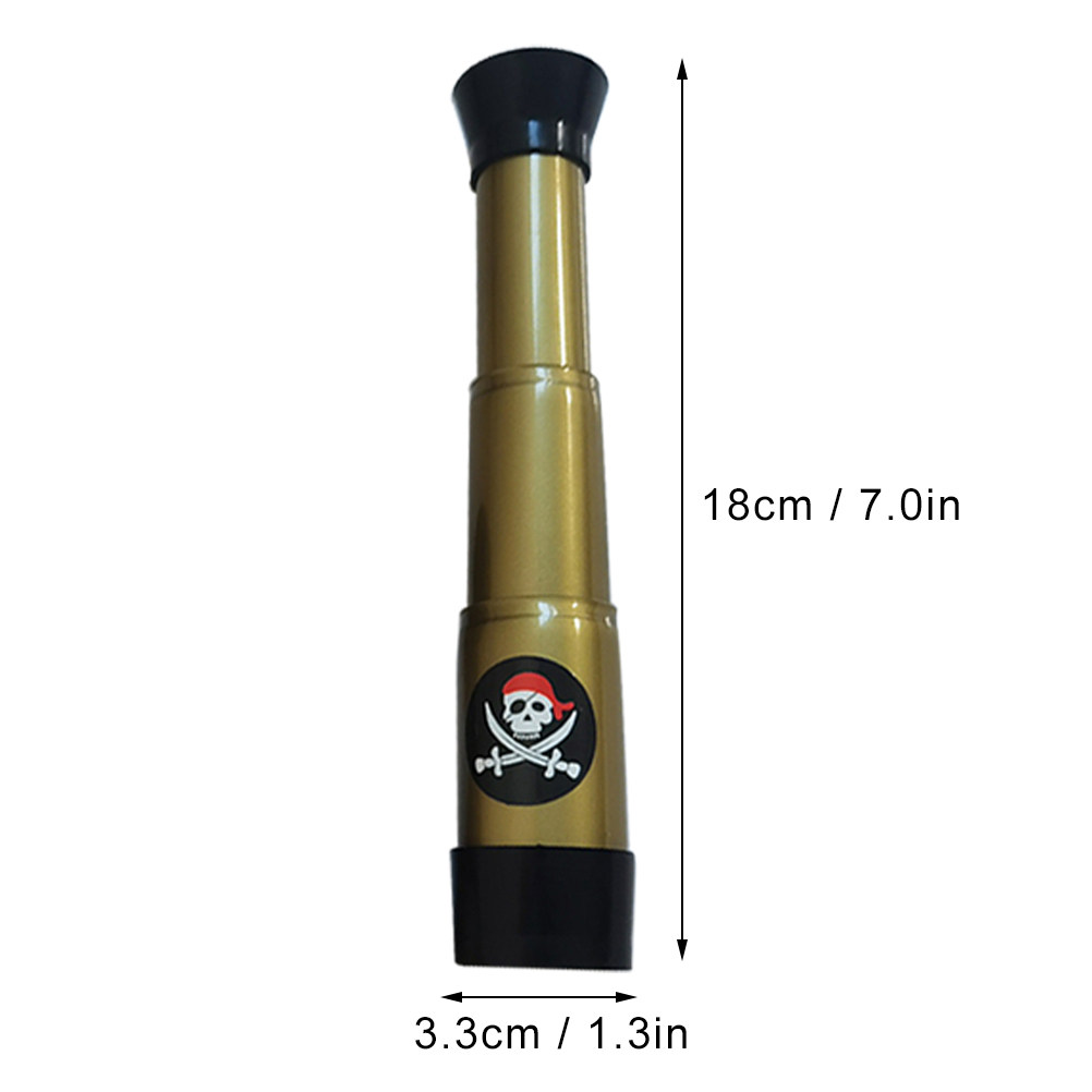 12Pcs Set Teleskop Bajak Laut  - Outdoor Adventure Toys For Kids ulasan dan harga