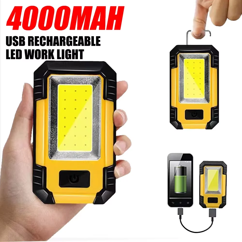 Lampu Kerja Isi Ulang 4000mAh  - Outdoor Adventure Trips ulasan dan harga