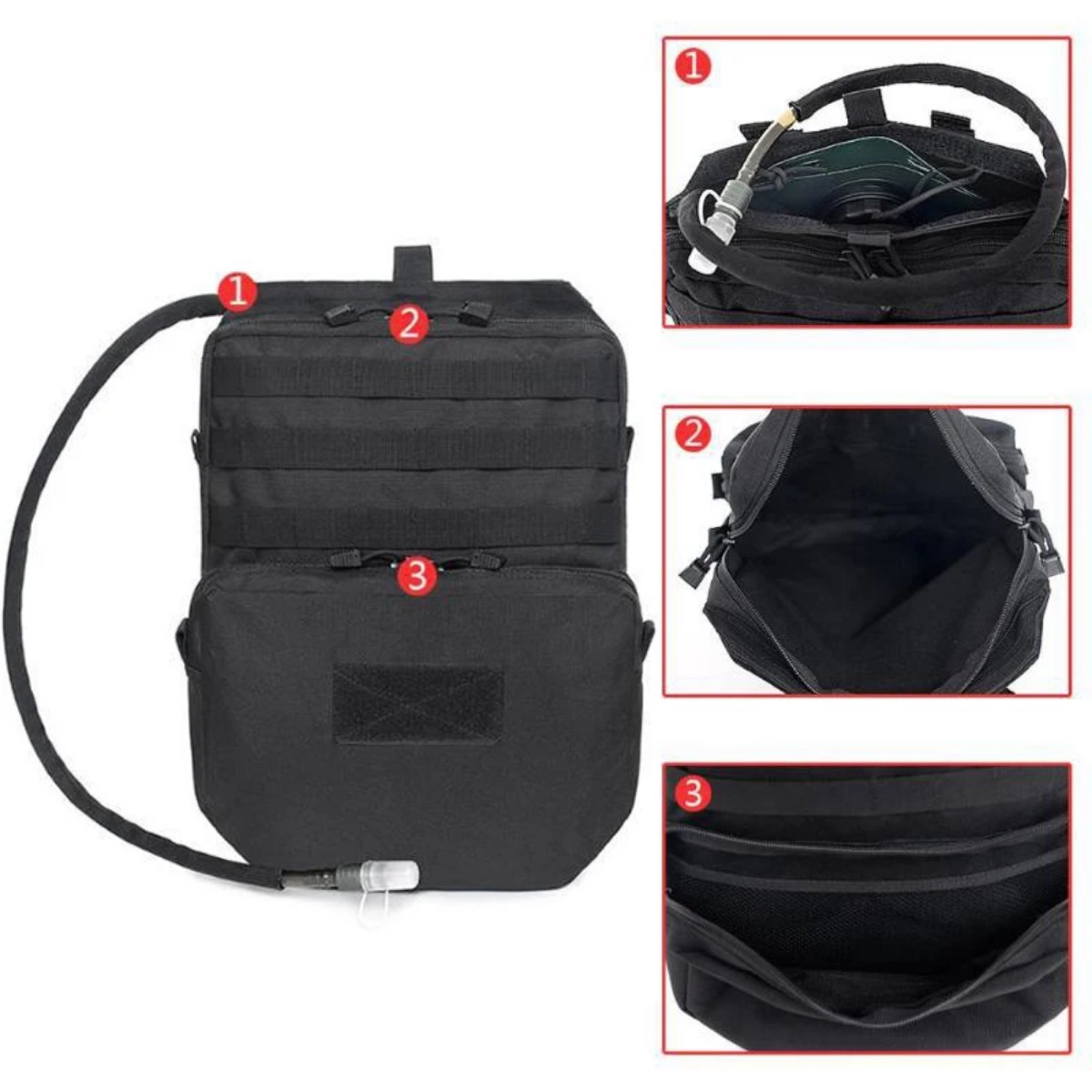 Tas Molle luar ruangan, ransel - Outdoor Adventure Backpack ulasan dan harga
