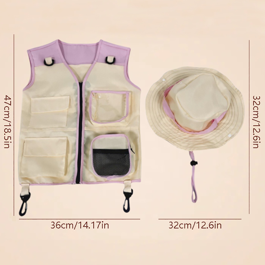 Setelan topi rompi penjelajah  - Outdoor Adventure Outfit ulasan dan harga