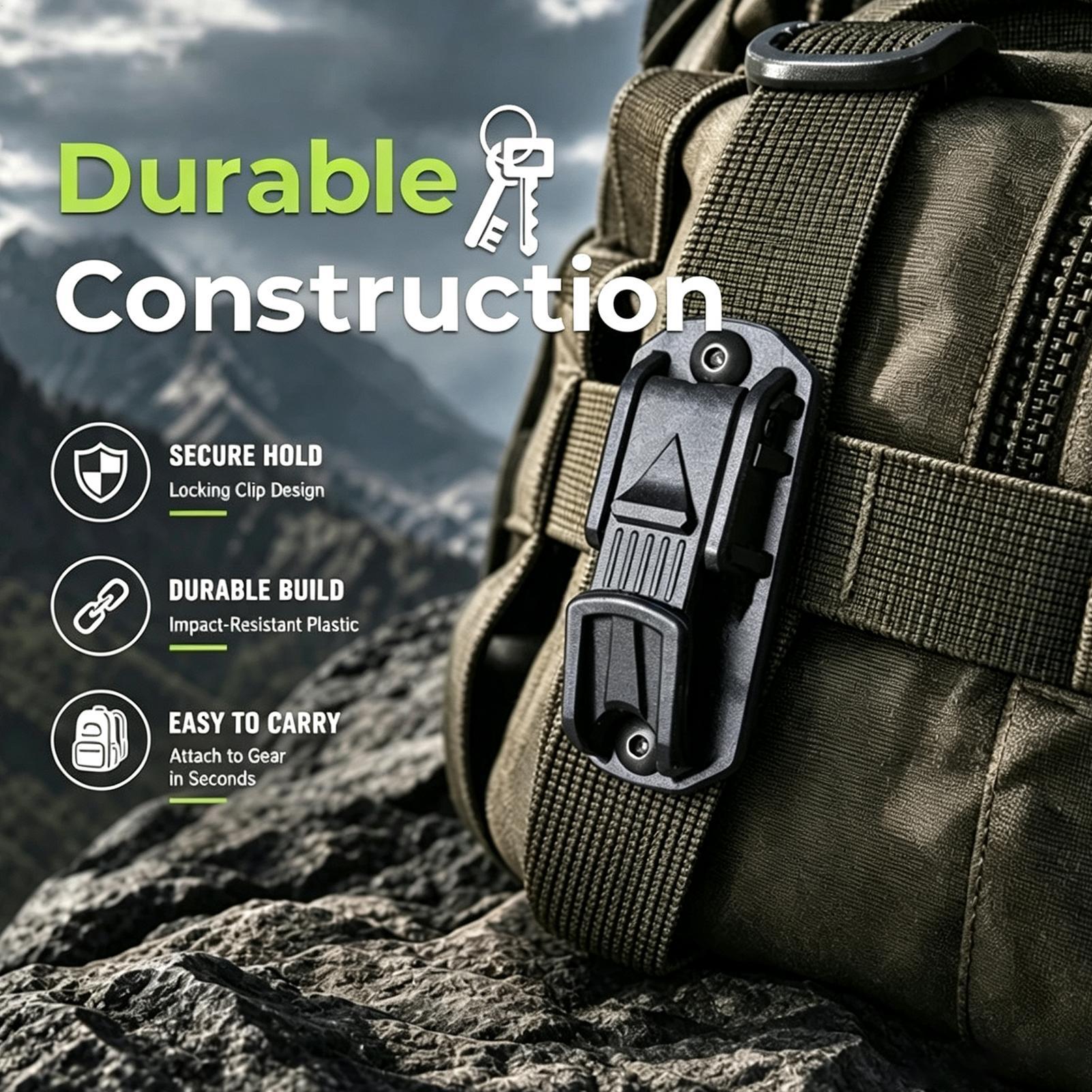 Klip Sabuk, Aksesoris Karabine - Outdoor Adventure Backpack ulasan dan harga