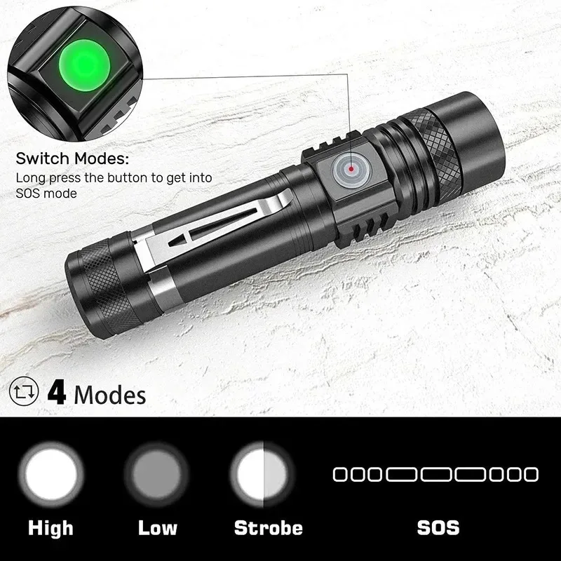 Senter LED T6 Isi Ulang, Sente - Outdoor Adventure Trips ulasan dan harga