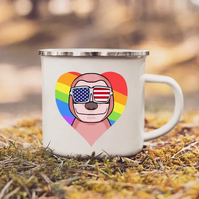 Cangkir kopi, Mug Sloth Enamel - Outdoor Adventure Walks ulasan dan harga